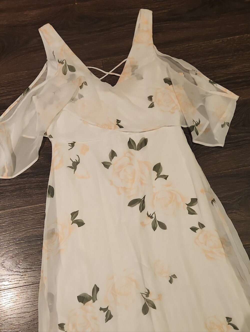 ❤️ LULU'S THE VERY THOUGHT OF YOU FLORAL MAXI DRESS, MEDIUM - Picture 6 of 13